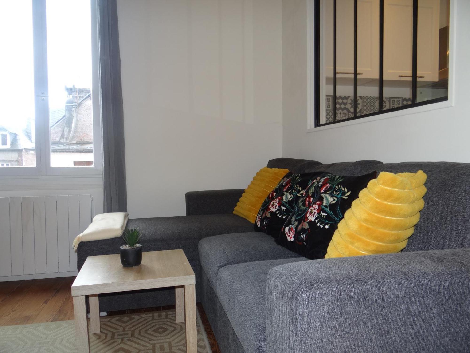 Appartement Lumineux Au Centre De Dieppe, Calme Et Confortable Kültér fotó